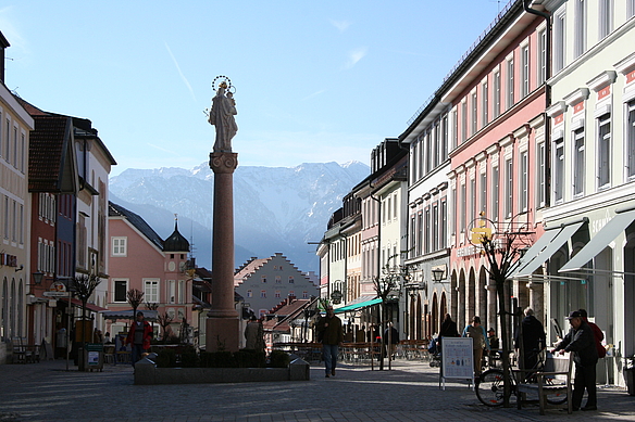 Murnau am Staffelsee - Fußgängerzone