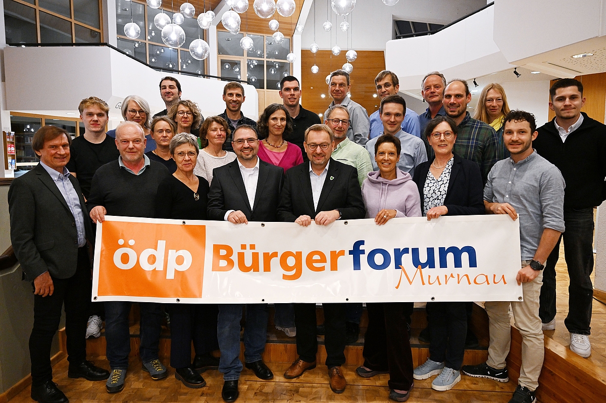 Kandidatinnen und Kandidaten der Liste „ÖDP / Bürgerforum Murnau“ Kandidatinnen und Kandidaten der Liste „ÖDP / Bürgerforum Murnau“